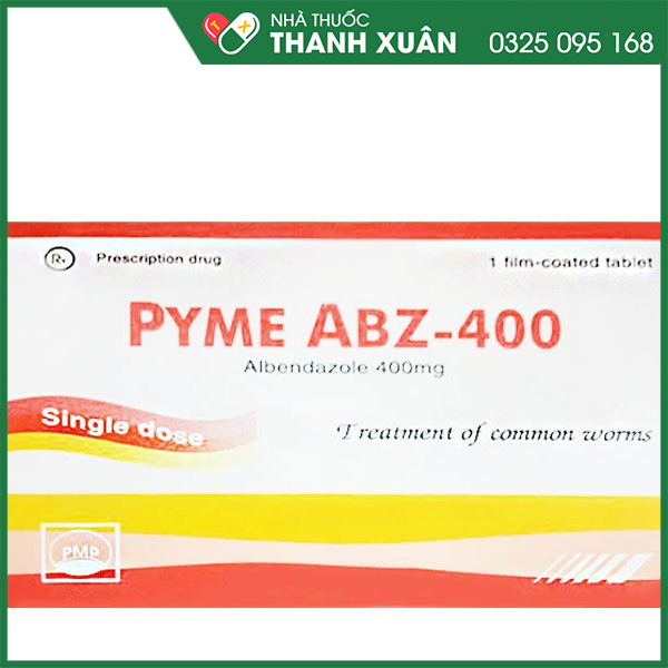Pyme ABZ-400 điều trị giun sán